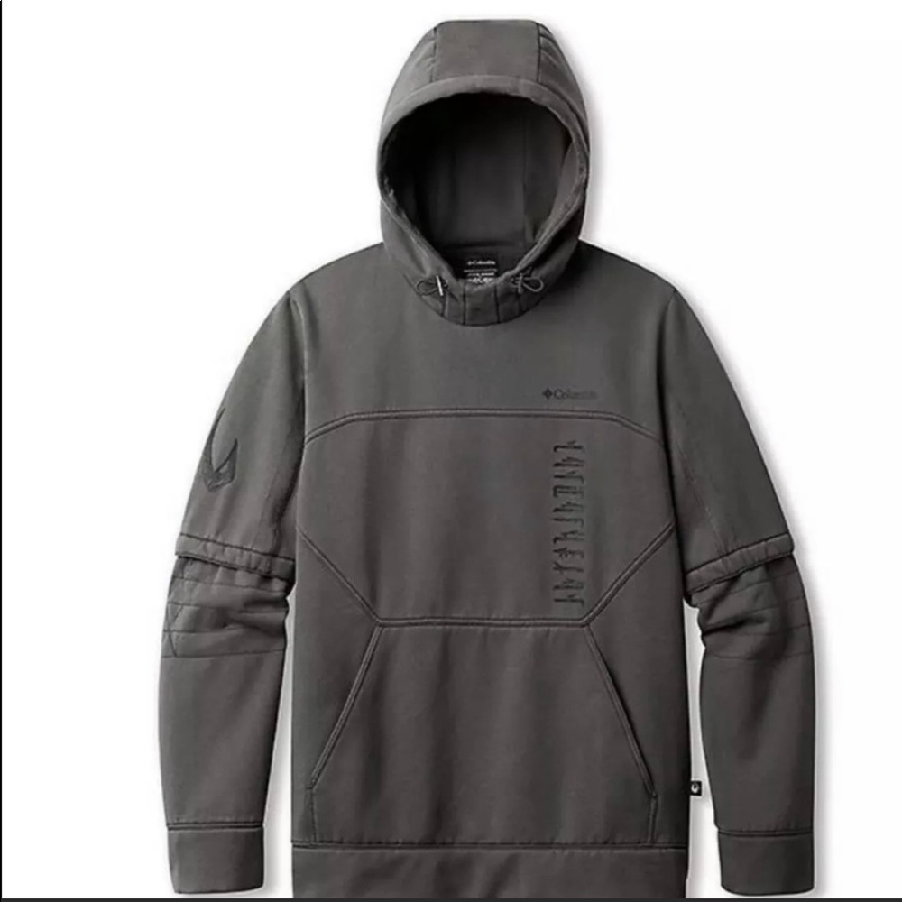 Columbia x Mandalorian hoodie large. Never worn.